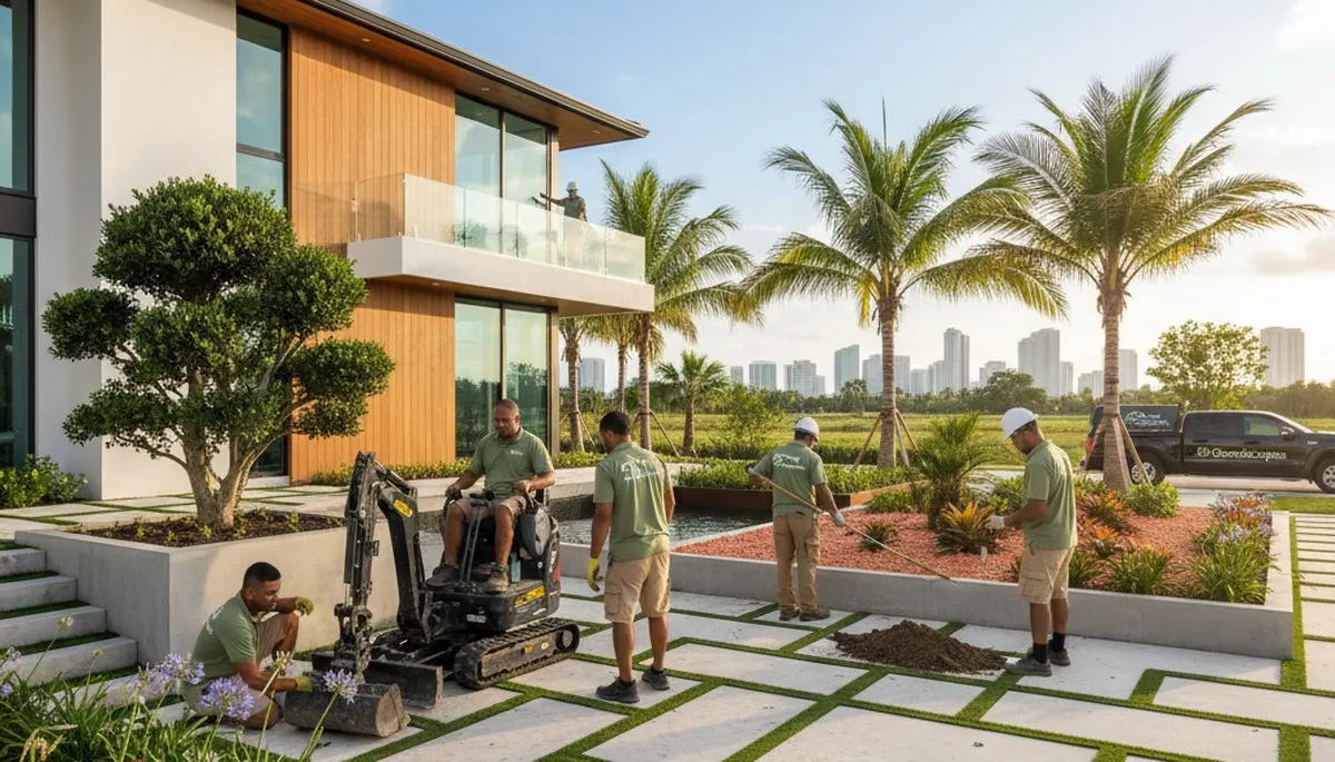 Landscaping services in Miami, FL for residential and commercial properties