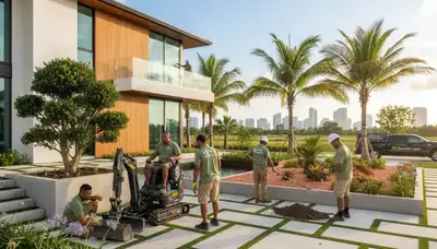 Landscaping services in Miami, FL for residential and commercial properties