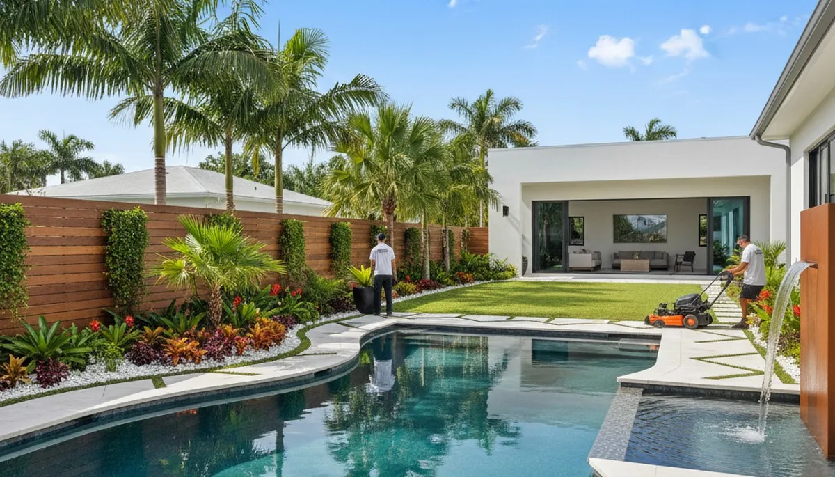 Miami, FL landscaping services for residential and commercial outdoor property maintenance