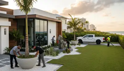 Landscaping services in Miami, FL for residential and commercial outdoor maintenance