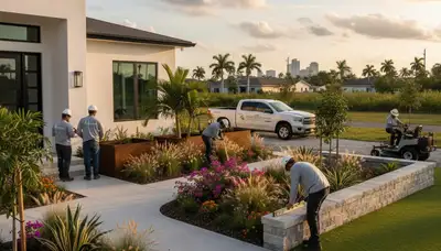 Miami, FL landscaping service for residential and commercial landscape design and maintenance