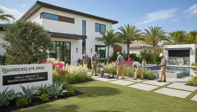 Miami landscaping services for lush tropical yard design and maintenance