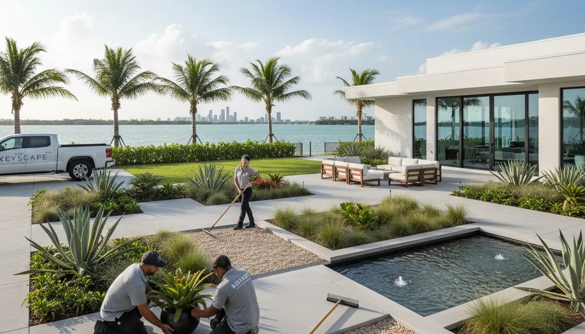 Miami landscaping service for residential and commercial outdoor design in Miami, FL