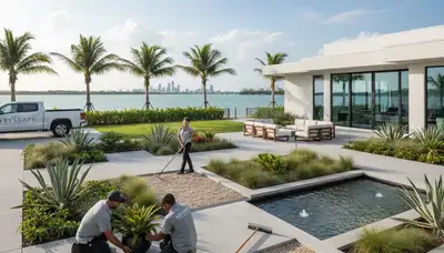 Miami landscaping service for residential and commercial outdoor design in Miami, FL
