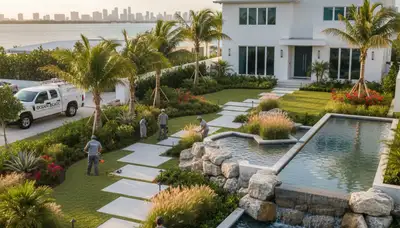 Landscaping services in Miami, FL for residential and commercial outdoor maintenance