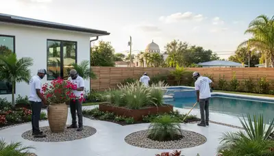 Landscaping service in Miami, FL for residential and commercial outdoor maintenance