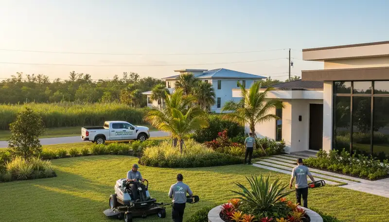 Landscaping services in Miami, FL for residential and commercial outdoor spaces