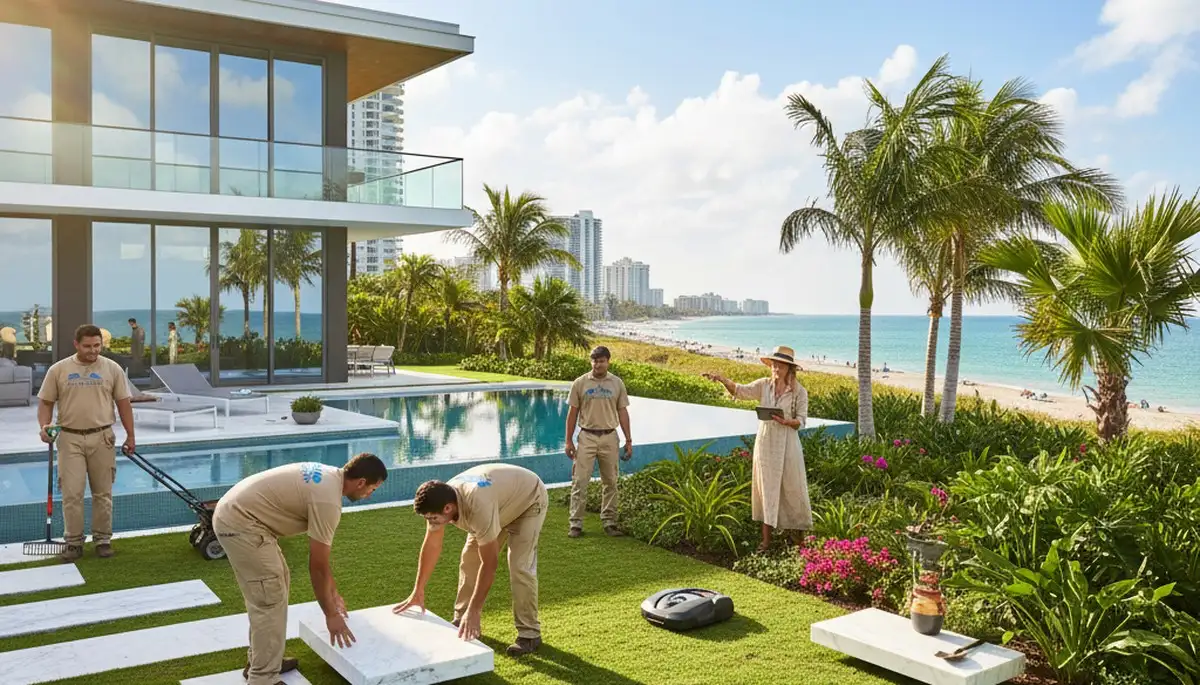 Landscaping service in Miami, FL for residential and commercial properties